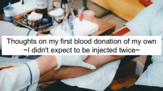Thoughts on my first blood donation of my own｜I didn't expect to be injected twice